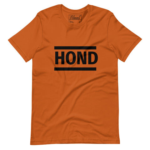 Camiseta de manga corta Hond Bars orange unisex