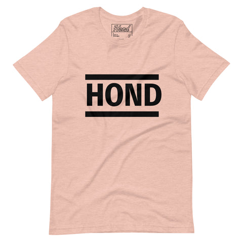 Camiseta de manga corta Hond Bars salmon unisex