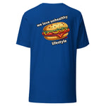 Camiseta de manga corta unisex Hot dog