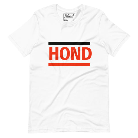 Camiseta de manga corta Hond Bars white unisex